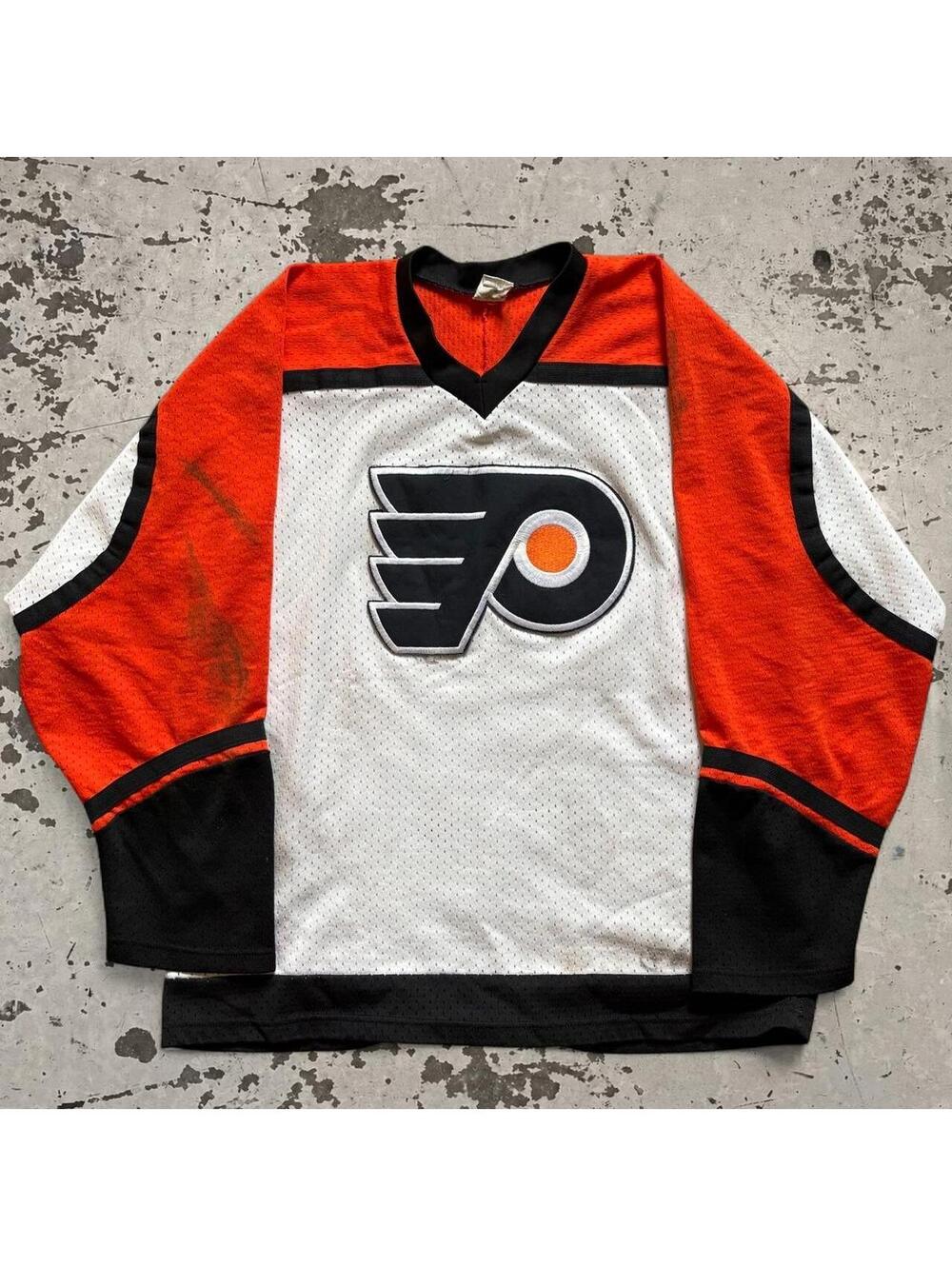 Mens Vintage 90s NHL Philadelphia Flyers hockey jersey Size L